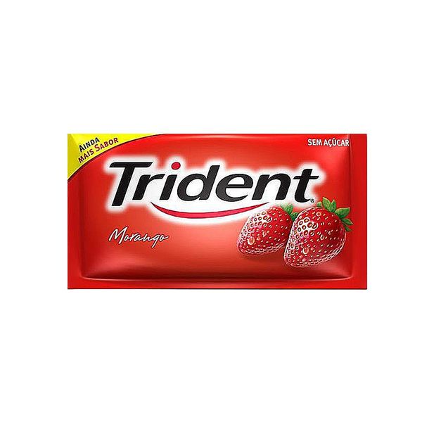 Chicle Trident 8g Morango Lavagnoli