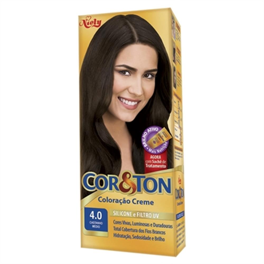 TINTURA COR E TON 4.0 CASTANHO MÉDIO - lavagnoli