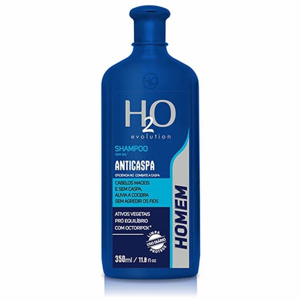 SHAMPOO H2O MEN 350ML ANTICASPA - lavagnoli