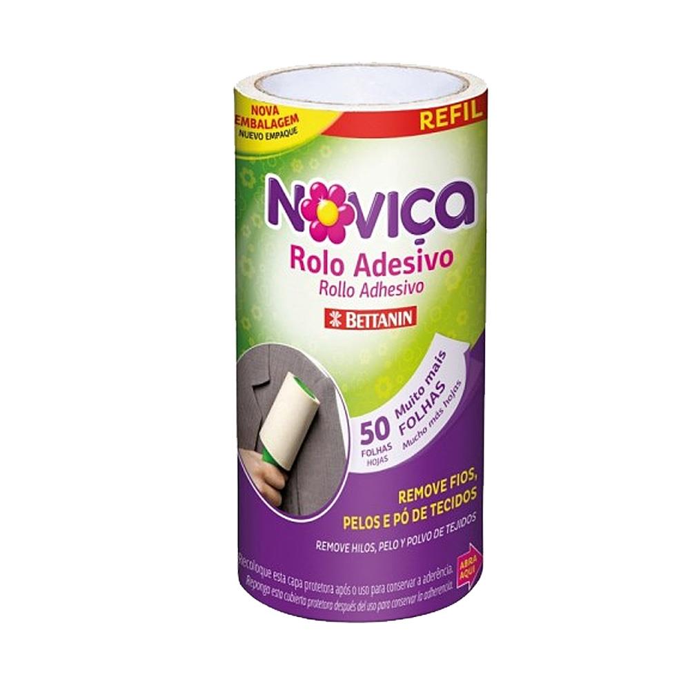 ROLO ADESIVO NOVIÇA 50 FOLHAS REFIL - lavagnoli