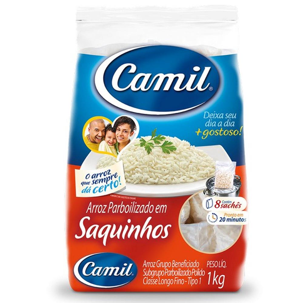 ARROZ CAMIL INTEGRAL PARBOILIZADO 1KG SAQUINHOS - Lavagnoli