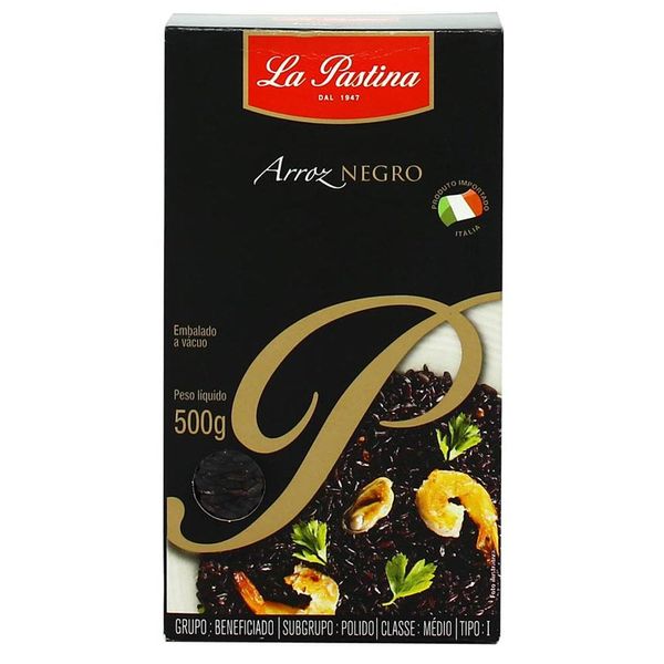 ARROZ LA PASTINA 500G NEGRO lavagnoli