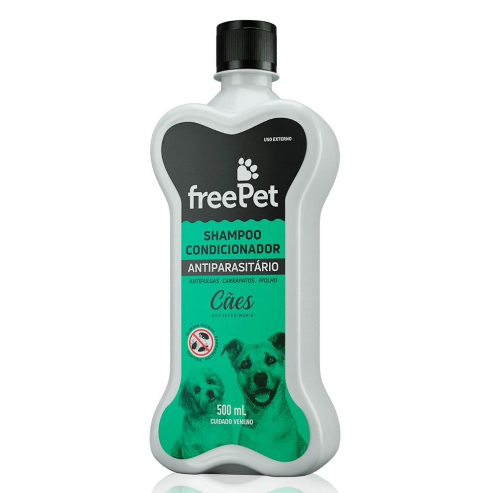 SHAMPOO CONDICIONADOR FREE PET 500ML ANTIPULGAS lavagnoli