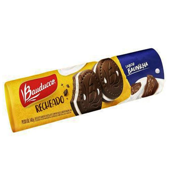 BISCOITO RECHEADO BAUDUCCO 140G BAUNILHA - Lavagnoli