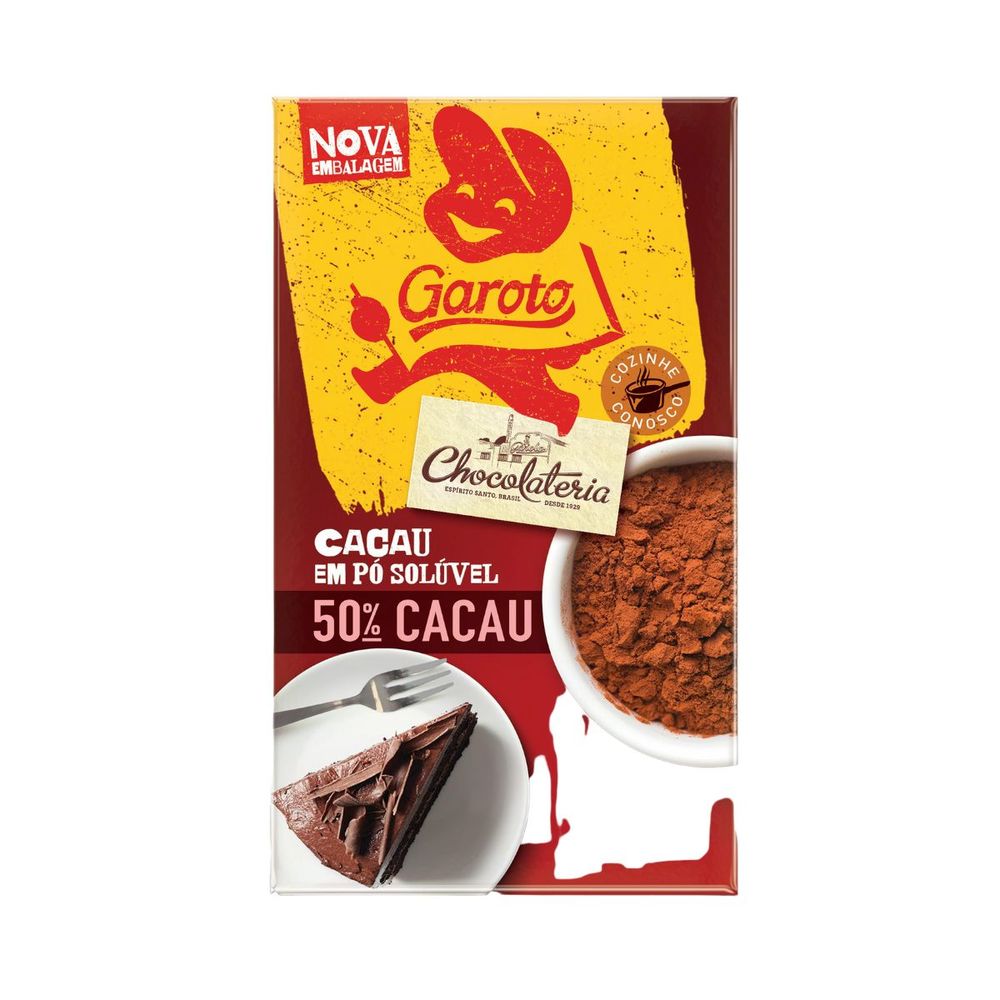 CHOCOLATE PÓ GAROTO 200G 50 CACAU lavagnoli