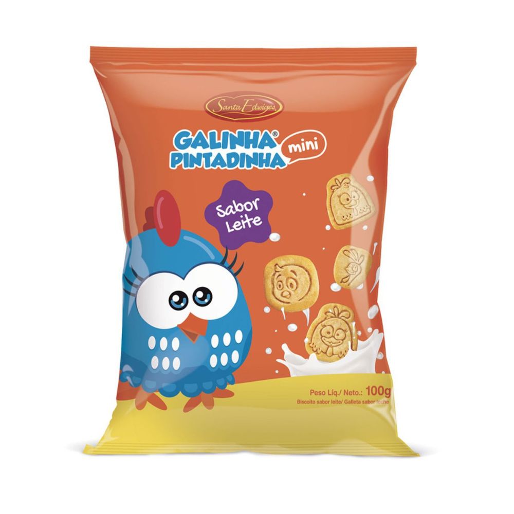 BISCOITO SANTA EDWIGES 100G GALINHA PINTADINHA lavagnoli