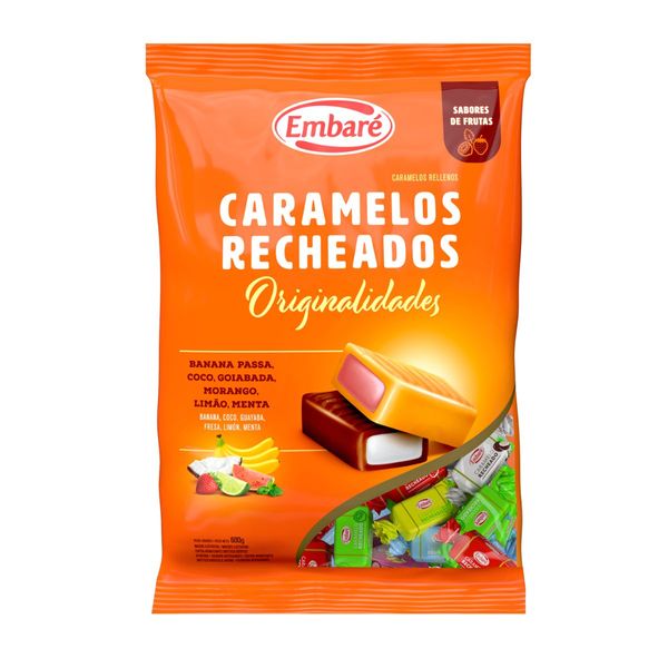 BALA EMBARÉ CARAMELO 600G ORIGINALIDADES lavagnoli