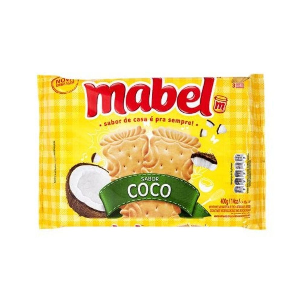 Biscoito Mabel Coco 400g - Destro