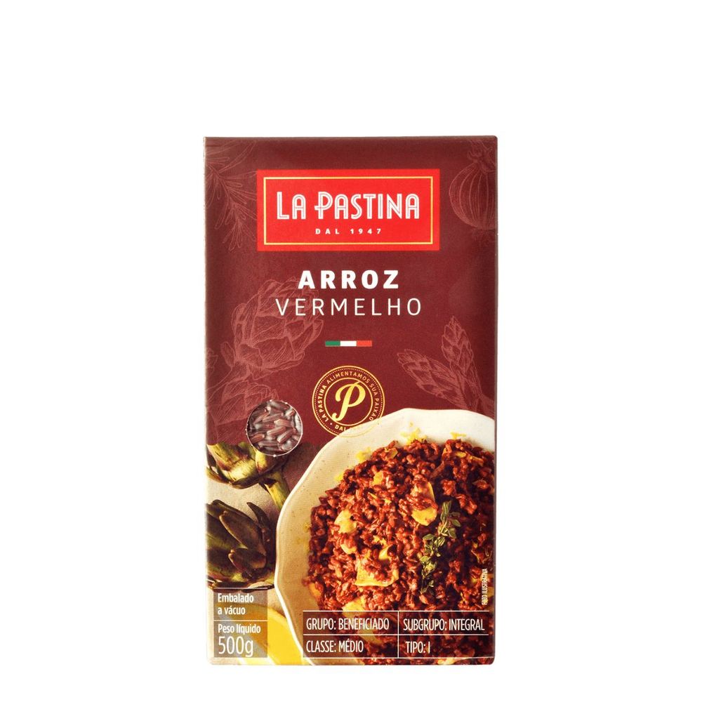 ARROZ LA PASTINA 500G VERMELHO lavagnoli