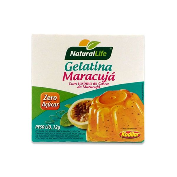 GELATINA NATURAL LIFE ZERO 12G MARACUJÁ - lavagnoli