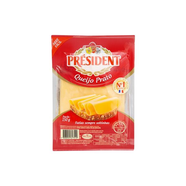 Queijo-Prato-President-150g-Fatiado