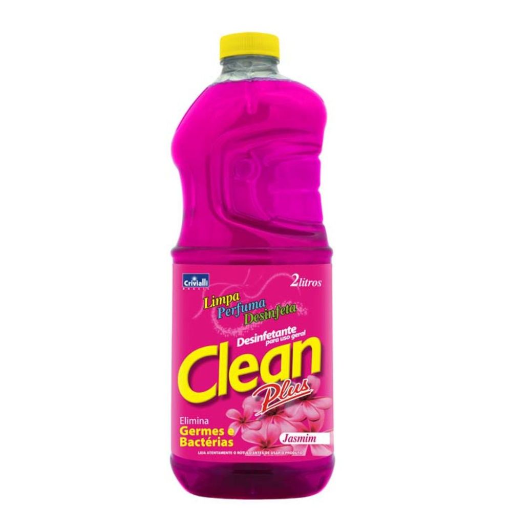DESINFETANTE CLEAN PLUS 2L JASMIM - lavagnoli