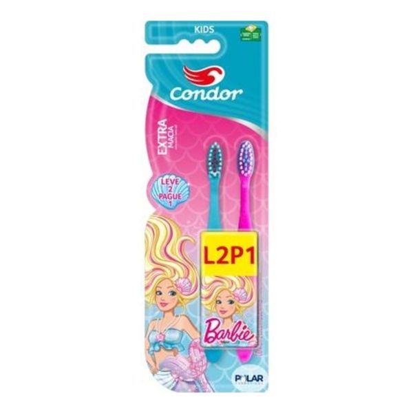 Escova-Dental-Condor-Extra-Macia-L2p1-Barbie