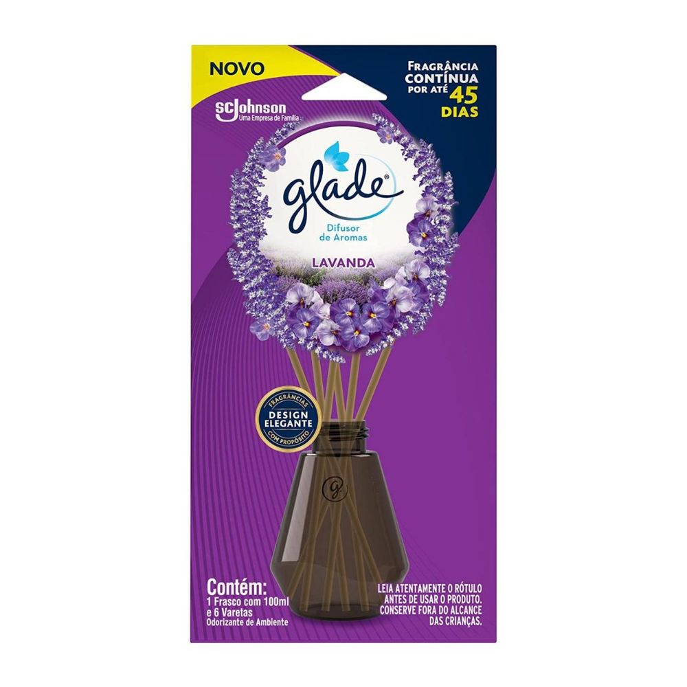 DIFUSOR AROMA GLADE 100ML LAVANDA lavagnoli
