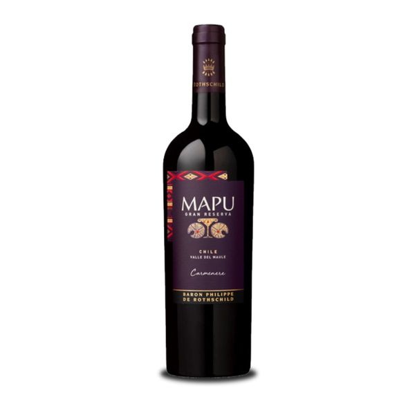 VINHO MAPU GRAN RESERVA 750ML CARMENERE - lavagnoli