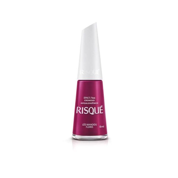 ESMALTE RISQUÉ CREMOSO 8ML LÉO MANDOU FLORES - lavagnoli