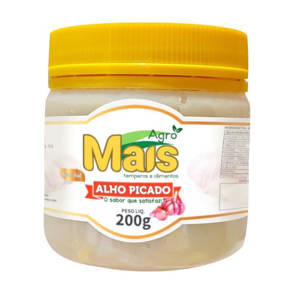 Alho-Picado-Agro-Mais-200g
