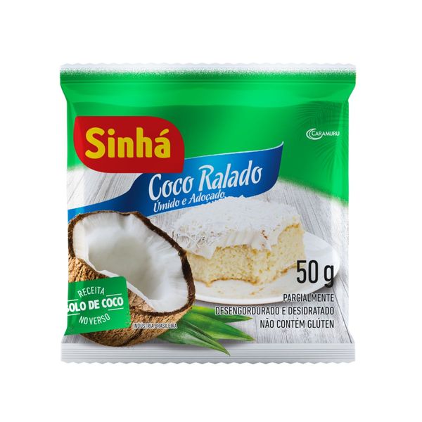 COCO RALADO SINHÁ 50G ÚMIDO/ADOÇADO - lavagnoli