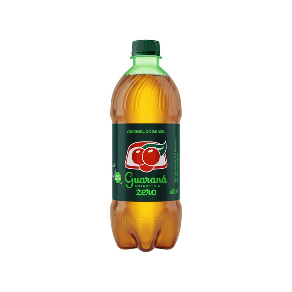 REFRIGERANTE GUARANÁ ANTARCTICA PET 600ML ZERO - lavagnoli